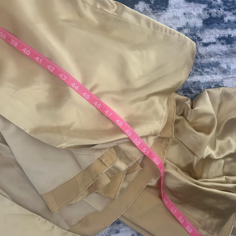 Xcite Prom Backless Gold Dress - Picture 11 of 11